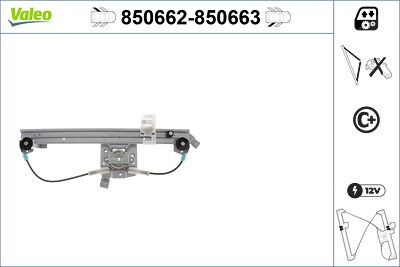 Valeo Fensterheber [Hersteller-Nr. 850662] für Renault von VALEO