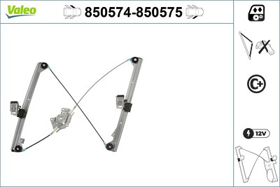 Valeo Fensterheber [Hersteller-Nr. 850574] für Skoda, VW von VALEO