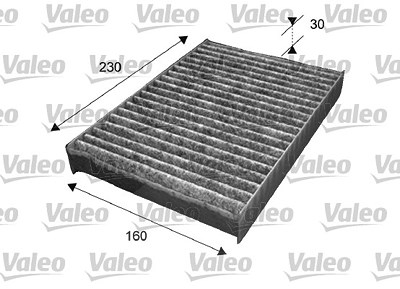 Valeo Filter, Innenraumluft [Hersteller-Nr. 715538] für Dacia, Nissan, Renault von VALEO