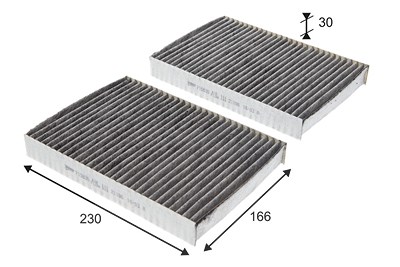 Valeo Filter, Innenraumluft [Hersteller-Nr. 715835] für Alpina, BMW, Rolls-royce von VALEO