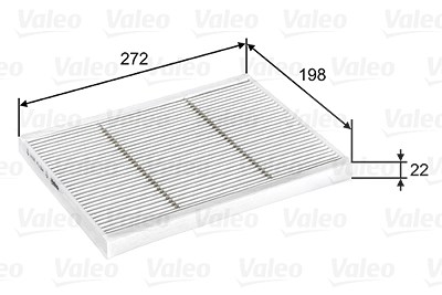 Valeo Filter, Innenraumluft [Hersteller-Nr. 716067] von VALEO