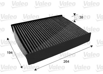 Valeo Filter, Innenraumluft [Hersteller-Nr. 715672] für Opel, Renault von VALEO