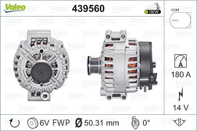 Valeo Generator [Hersteller-Nr. 439560] für Alpina, BMW von VALEO