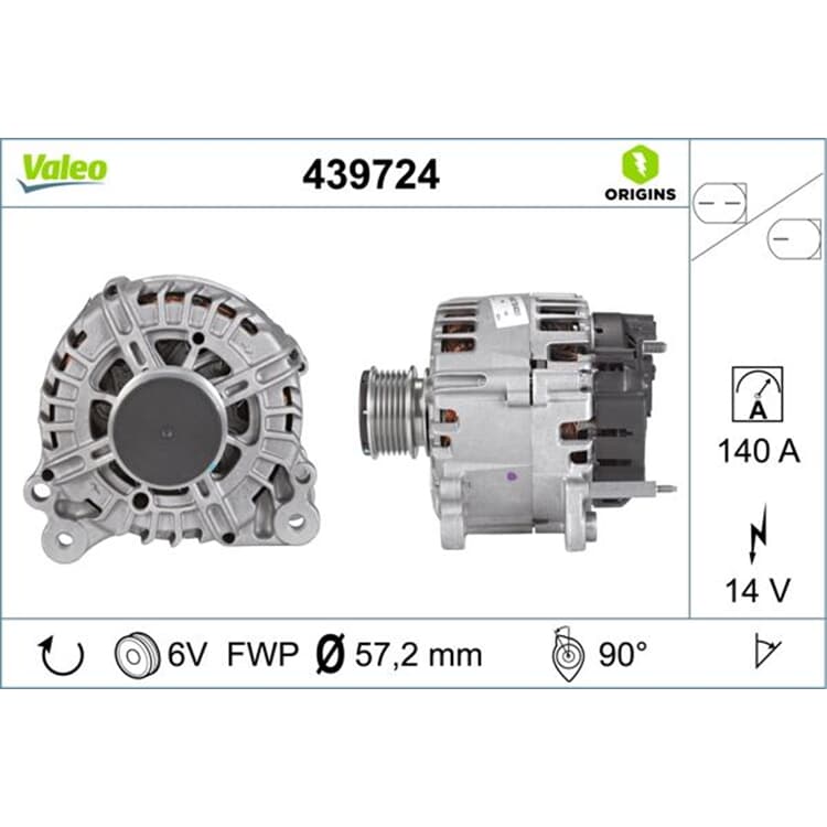 Valeo Generator Audi Seat Skoda VW Valeo Generator Audi Seat Skoda VW von VALEO