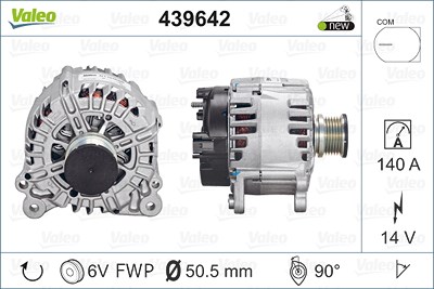 Valeo Generator [Hersteller-Nr. 439642] für Audi von VALEO