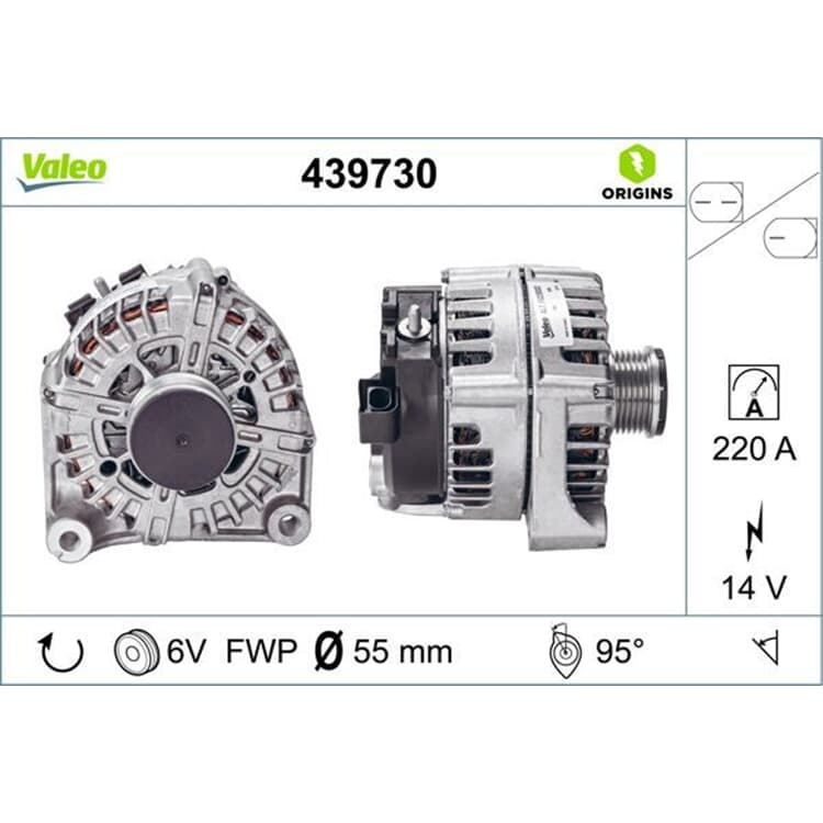 Valeo Generator BMW 5er X3 Valeo Generator BMW 5er X3 von VALEO