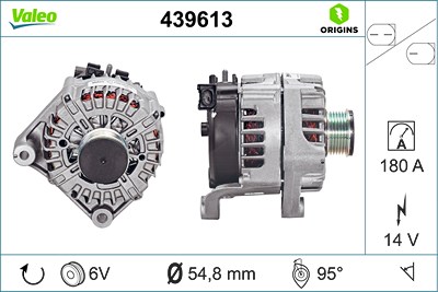 Valeo Generator [Hersteller-Nr. 439613] für BMW von VALEO