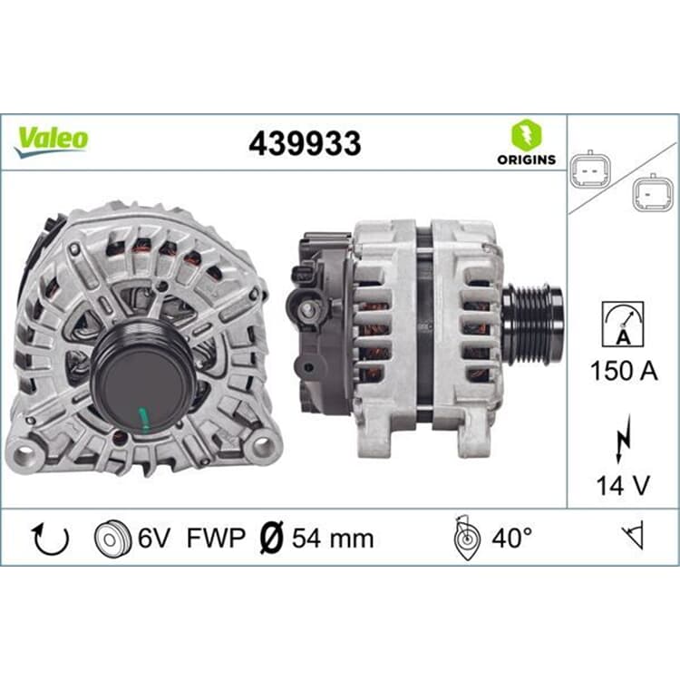 Valeo Generator Citroen DS Opel Peugeot Valeo Generator Citroen DS Opel Peugeot von VALEO