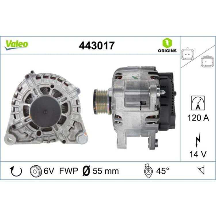 Valeo Generator Citroen DS Opel Peugeot Valeo Generator Citroen DS Opel Peugeot von VALEO