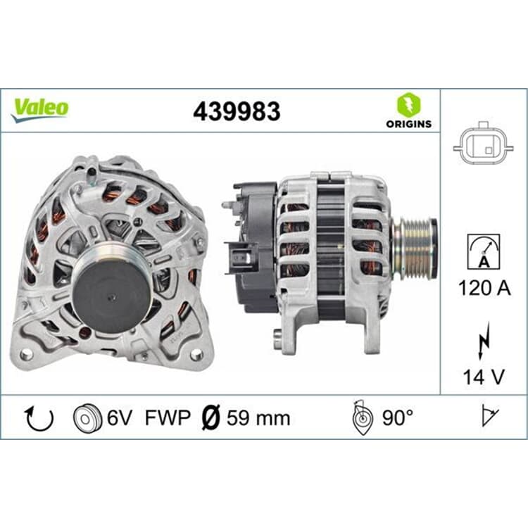 Valeo Generator Dacia Renault Valeo Generator Dacia Renault von VALEO