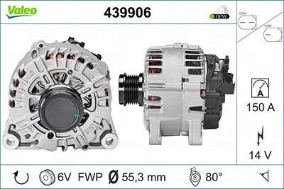 Valeo Generator [Hersteller-Nr. 439906] für Ford, Volvo von VALEO