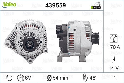 Valeo Generator [Hersteller-Nr. 439559] für BMW von VALEO