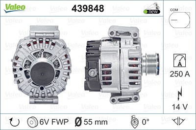 Valeo Generator [Hersteller-Nr. 439848] für Mercedes-Benz von VALEO
