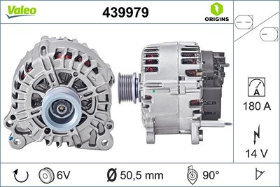 Valeo Generator [Hersteller-Nr. 439979] für VW von VALEO