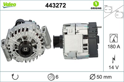 Valeo Generator [Hersteller-Nr. 443272] für Mercedes-Benz von VALEO