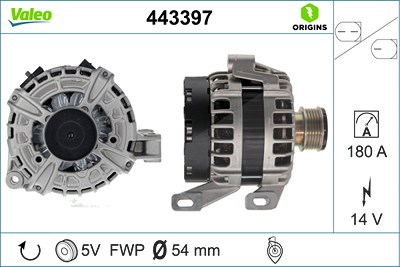 Valeo Generator [Hersteller-Nr. 443397] für Volvo von VALEO