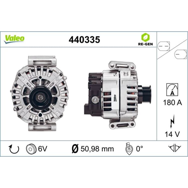 Valeo Generator Mercedes C-Klasse E-Klasse Glk-Klasse Valeo Generator Mercedes C-Klasse E-Klasse Glk-Klasse von VALEO