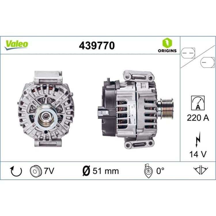 Valeo Generator Mercedes Cls E-Klasse Gl-Klasse M-Klasse Valeo Generator Mercedes Cls E-Klasse Gl-Klasse M-Klasse von VALEO