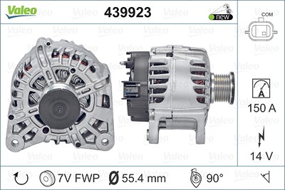 Valeo Generator [Hersteller-Nr. 439923] für Nissan, Renault von VALEO