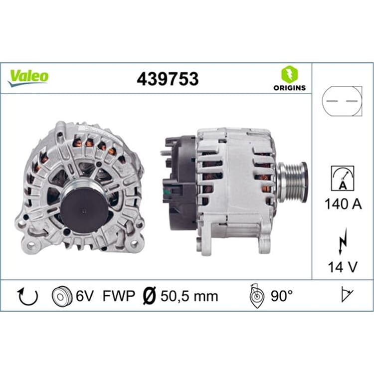 Valeo Generator VW Amarok Crafter Multivan Transporter Valeo Generator VW Amarok Crafter Multivan Transporter von VALEO