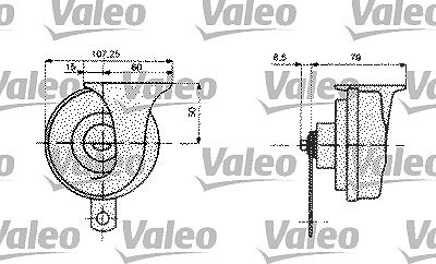 Valeo Horn [Hersteller-Nr. 479158] von VALEO