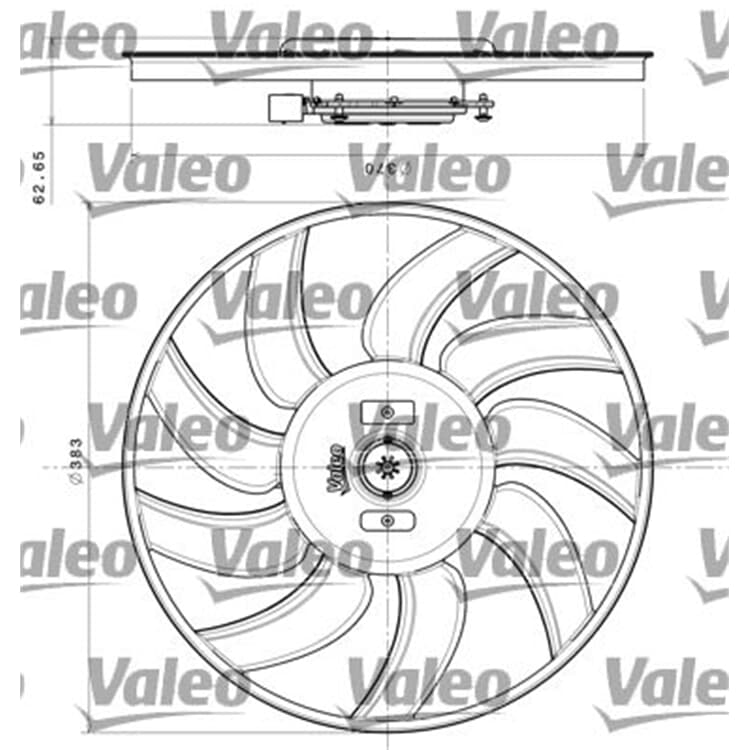 Valeo K?hlerl?fter Audi A4 A5 A6 A7 Q3 Q5 Valeo K?hlerl?fter Audi A4 A5 A6 A7 Q3 Q5 von VALEO