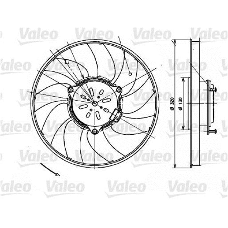 Valeo K?hlerl?fter Mercedes Sprinter VW Crafter Valeo K?hlerl?fter Mercedes Sprinter VW Crafter von VALEO