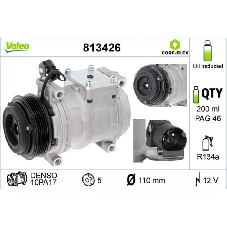 Valeo Klimakompressor BMW 3er 5er 7er 8er Z3 Valeo Klimakompressor BMW 3er 5er 7er 8er Z3 von VALEO