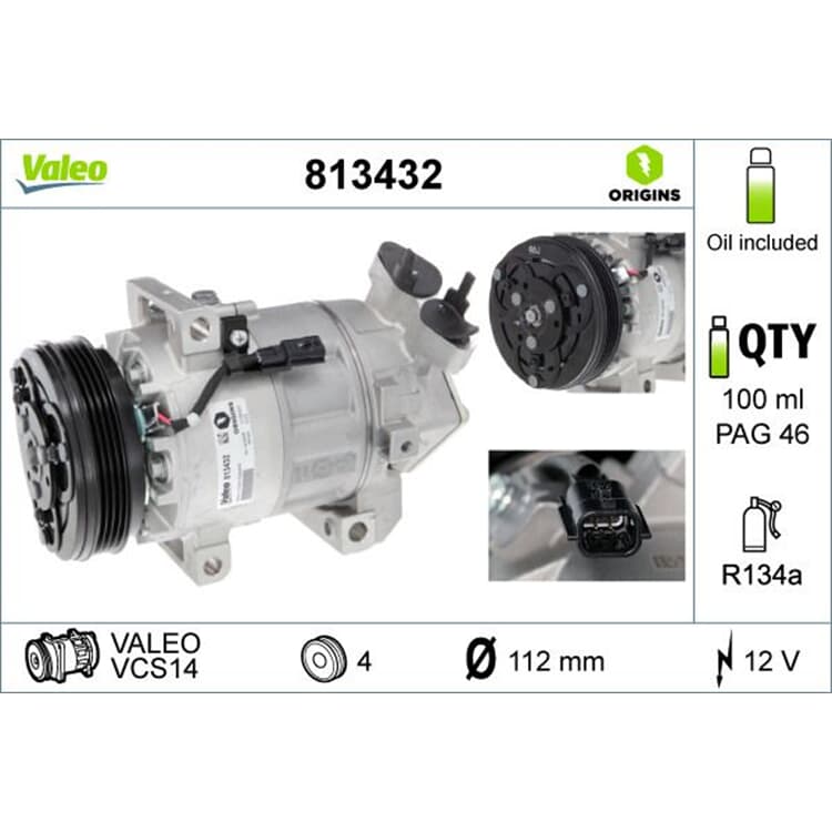 Valeo Klimakompressor Dacia Logan Sandero Valeo Klimakompressor Dacia Logan Sandero von VALEO