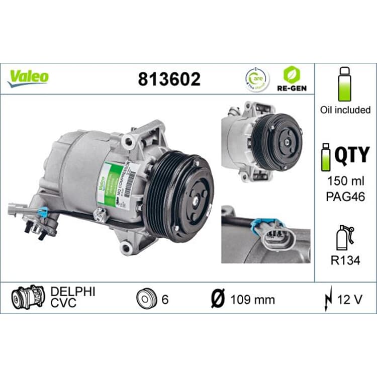Valeo Klimakompressor Opel Astra Zafira Valeo Klimakompressor Opel Astra Zafira von VALEO