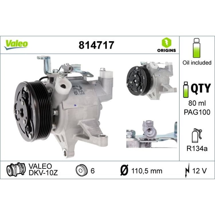 Valeo Klimakompressor Subaru Forester Valeo Klimakompressor Subaru Forester von VALEO