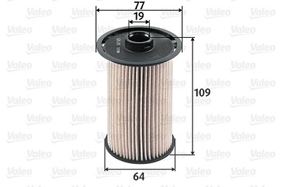 Valeo Kraftstofffilter [Hersteller-Nr. 587925] für Ford von VALEO