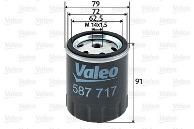 Valeo Kraftstofffilter [Hersteller-Nr. 587717] für Mercedes-Benz von VALEO