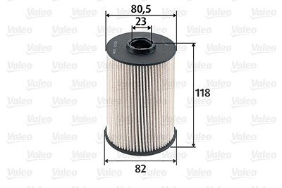 Valeo Kraftstofffilter [Hersteller-Nr. 587924] für Citroën, Peugeot von VALEO