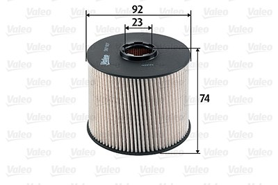 Valeo Kraftstofffilter [Hersteller-Nr. 587927] für Citroën, Fiat, Ford, Peugeot von VALEO