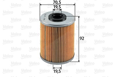 Valeo Kraftstofffilter [Hersteller-Nr. 587902] für Opel, Saab von VALEO