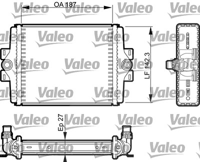 Valeo Kühler, Motorkühlung [Hersteller-Nr. 735467] für BMW von VALEO