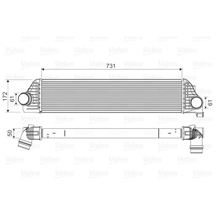 Valeo Ladeluftk?hler Nissan Nv400 Opel Movano Renault Master von VALEO