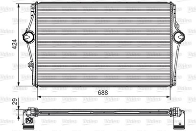 Valeo Ladeluftkühler [Hersteller-Nr. 818283] für Volvo von VALEO