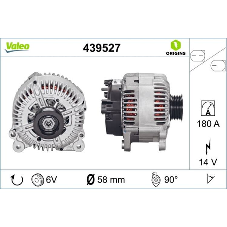 Valeo Lichtmaschine Audi A6 A8 Q7 VW Touareg von VALEO