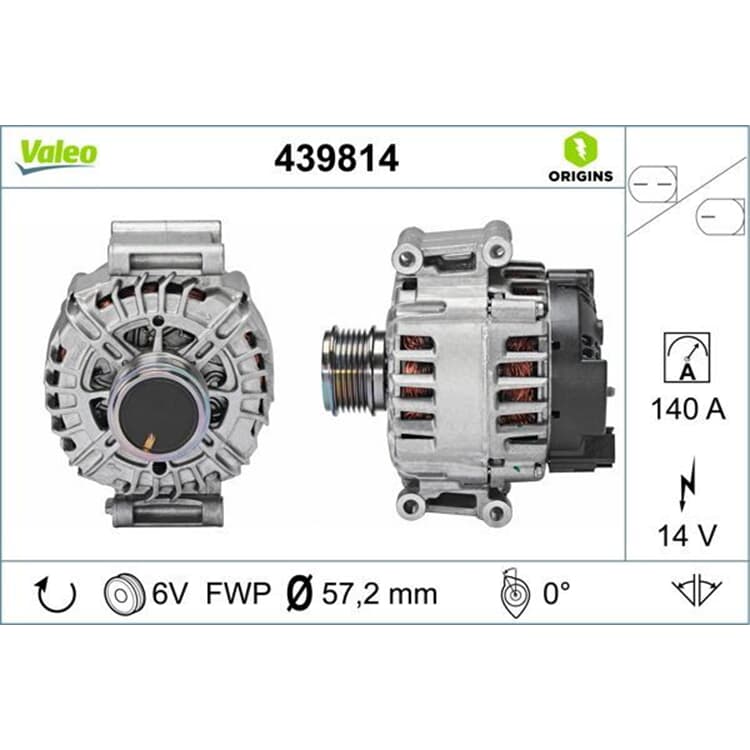 Valeo Lichtmaschine Audi CUPRA Seat Skoda VW Valeo Lichtmaschine Audi CUPRA Seat Skoda VW von VALEO