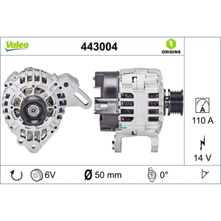 Valeo Lichtmaschine Audi Seat Skoda VW Valeo Lichtmaschine Audi Seat Skoda VW von VALEO