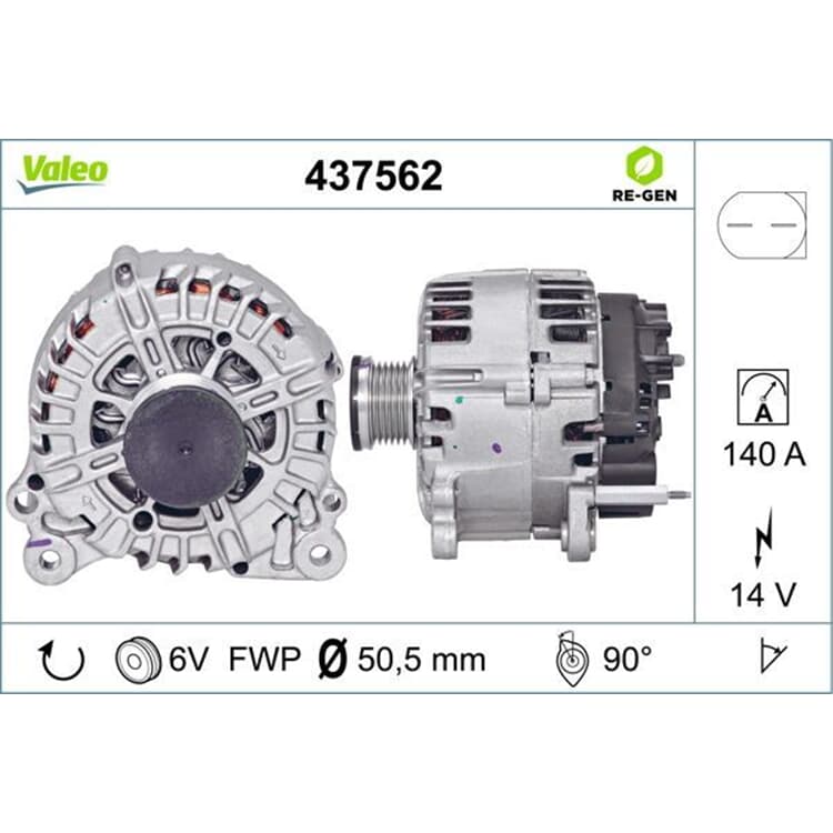 Valeo Lichtmaschine Audi Seat Skoda VW Valeo Lichtmaschine Audi Seat Skoda VW von VALEO