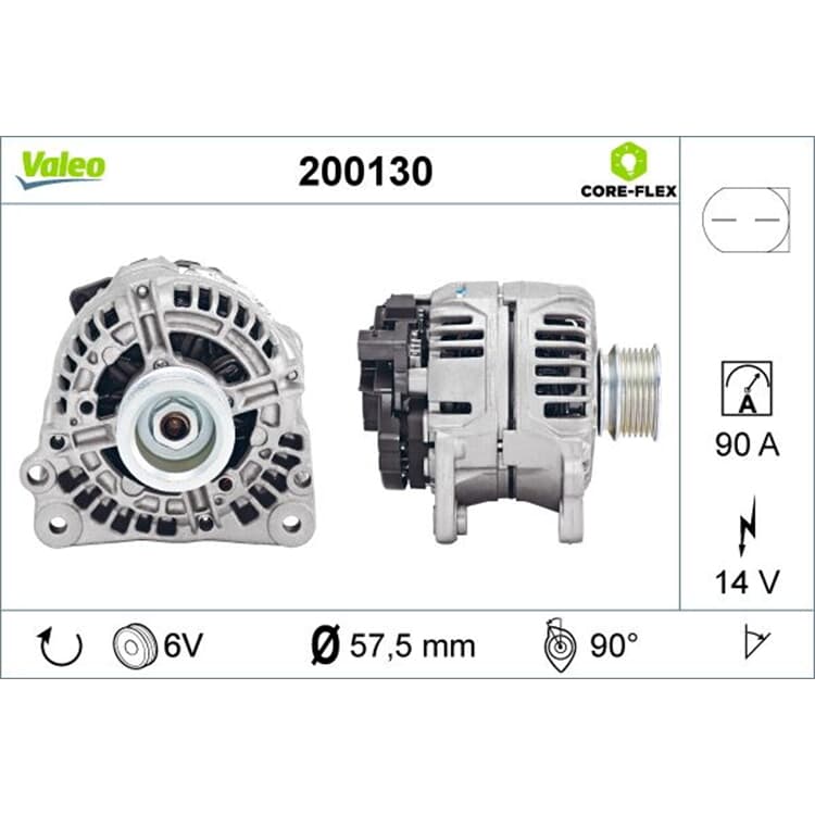 Valeo Lichtmaschine Audi Seat Skoda VW Valeo Lichtmaschine Audi Seat Skoda VW von VALEO