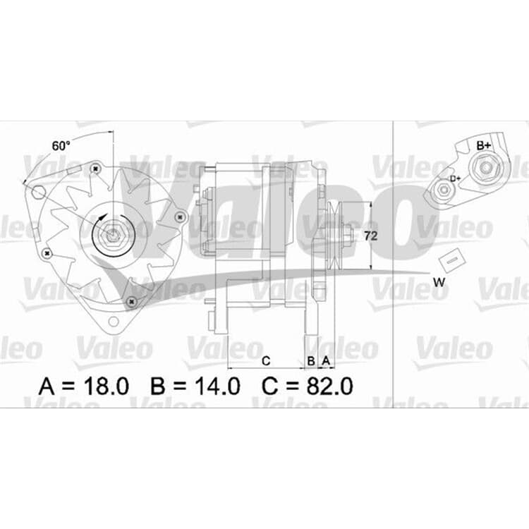 Valeo Lichtmaschine Audi Seat VW Valeo Lichtmaschine Audi Seat VW von VALEO