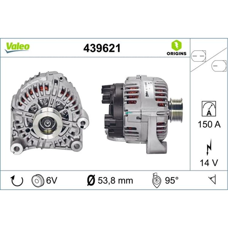 Valeo Lichtmaschine BMW 3er 5er 7er X3 Valeo Lichtmaschine BMW 3er 5er 7er X3 von VALEO
