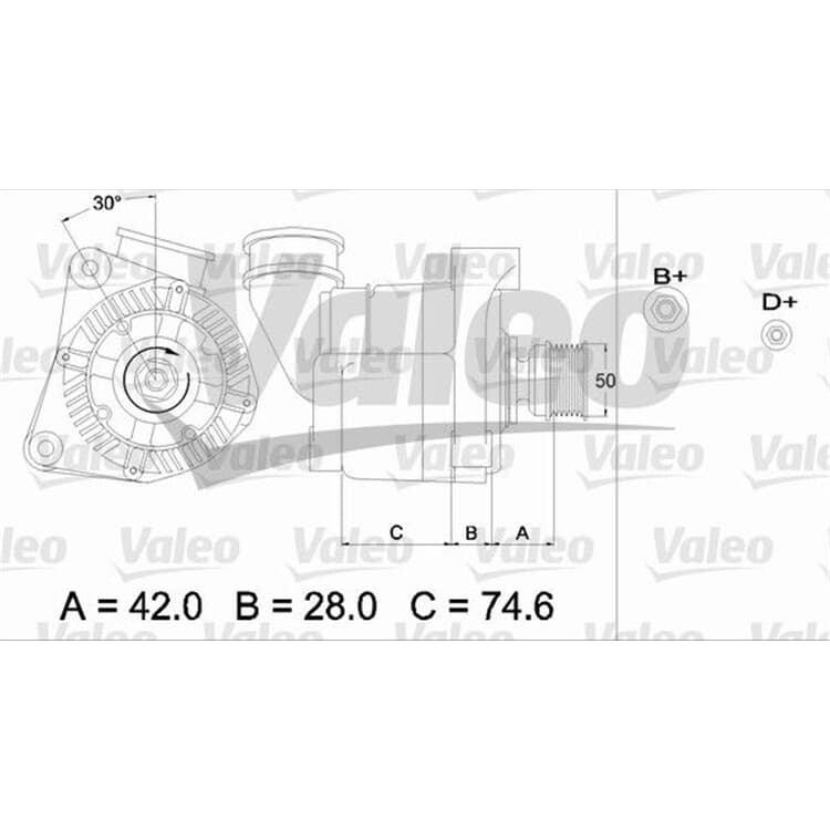 Valeo Lichtmaschine BMW 3er 5er Valeo Lichtmaschine BMW 3er 5er von VALEO