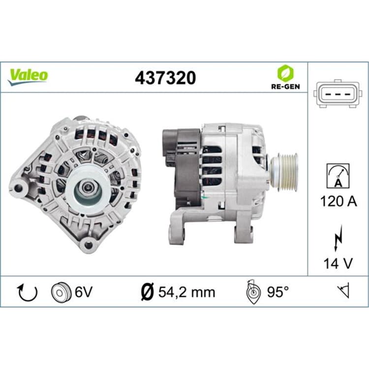 Valeo Lichtmaschine BMW 3er Z3 Valeo Lichtmaschine BMW 3er Z3 von VALEO