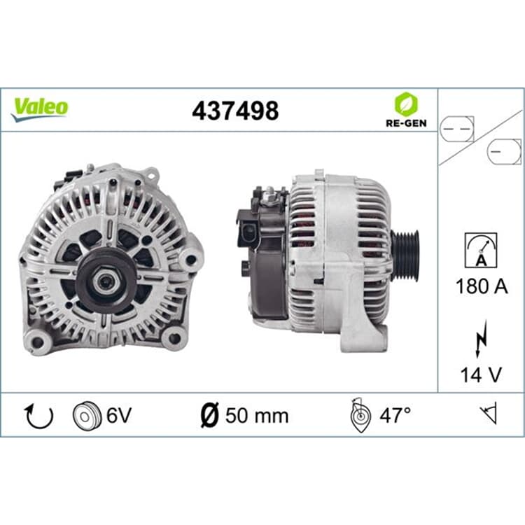 Valeo Lichtmaschine BMW 5er 6er 7er X5 Valeo Lichtmaschine BMW 5er 6er 7er X5 von VALEO