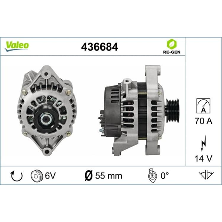 Valeo Lichtmaschine Chevrolet Opel Valeo Lichtmaschine Chevrolet Opel von VALEO